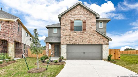 New construction Single-Family house 6310 Scooby Acres, San Antonio, TX 78253 Rayburn II J- photo 0