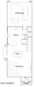New construction Single-Family house 8356 E Peterson Ave, Mesa, AZ 85212 plan Windsor Plan 2020 - image