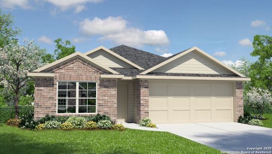 New construction Single-Family house 4907 Pyrolite Flts, San Antonio, TX 78253 Bryant- photo 0 0