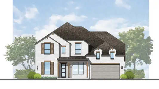 New construction Single-Family house 1105 Rock Daisy Trl, Hutto, TX 78634 plan Royston - image