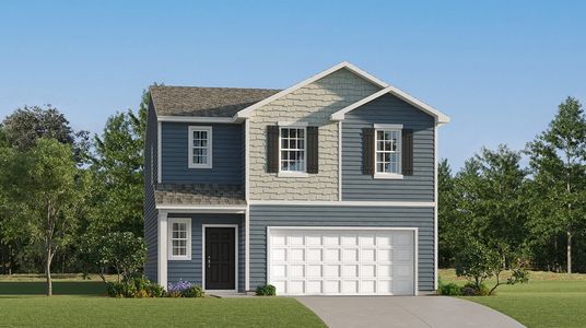 New construction Single-Family house 5621 Hydrangea St, Winston-Salem, NC 27104 plan Broadmoor - image
