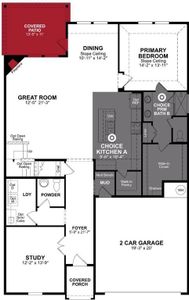 Beazer Homes Verandah Ranier plan