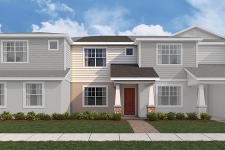 New construction Townhouse house 3057 Kissimmee Park Rd, St. Cloud, FL 34772 plan Mystic - Townhome Series - image