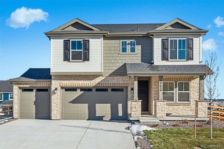 New construction Single-Family house 39650 Congress Lane, Elizabeth, CO 80107 Ridgway- photo 0