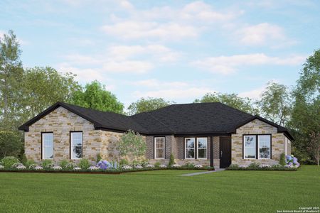 New construction Single-Family house 608 Poe Pkwy, Castroville, TX 78009 The Foster C- photo 0 0