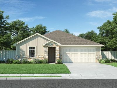 New construction Single-Family house 285 Boatright Blvd, Jarrell, TX 76537 The Greenville (400)- photo 0