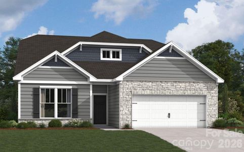 New construction Single-Family house 408 Willoughby Park Dr, Monroe, NC 28112 plan Crawford - image
