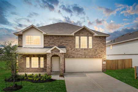 New construction Single-Family house 17796 Lionheart Rd, Conroe, TX 77306 Newmarket- photo 1 1