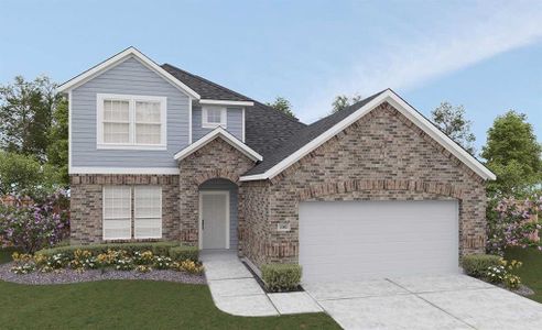 New construction Single-Family house 4768 Peony Green Dr, Katy, TX 77493 Southfork- photo 0