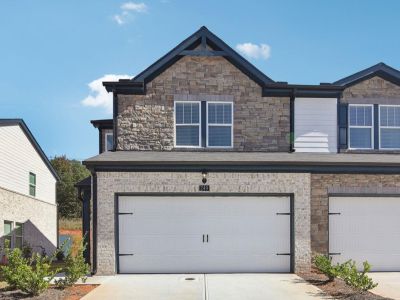 New construction Townhouse house 273 Bald Avenue, Mcdonough, GA 30253 Pearl End Unit- photo 0