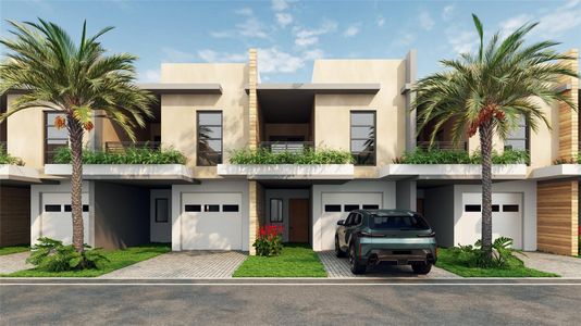 New construction Townhouse house 2511 Pierce St, Unit 1, Hollywood, FL 33020 - image