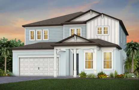 New construction Single-Family house 9734 Autumn Ridge Ave, Riverview, FL 33578 plan Scarlett - image