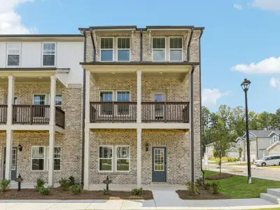 New construction Townhouse house 435 Else Wy, Lawrenceville, GA 30045 plan Leighton End Unit - image