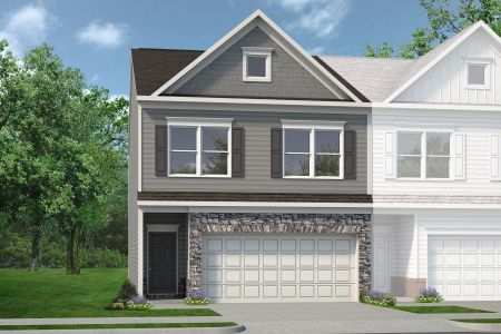New construction Townhouse house Conyers, GA 30094 plan The Ellison II - image