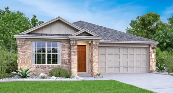 New construction Single-Family house 220 Herald Dr, Hutto, TX 78634 plan Collins - image