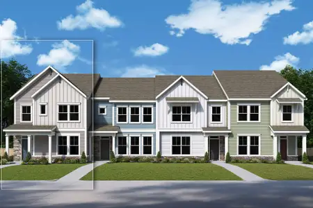 New construction Townhouse house 11405 Prosperity Church Rd, Huntersville, NC 28078 plan The Gardengate - image