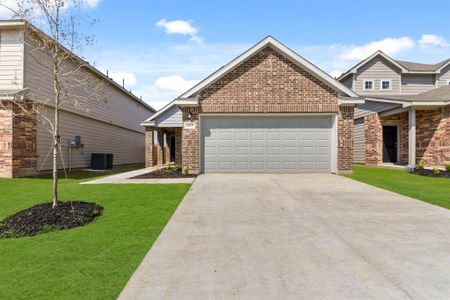 New construction Single-Family house 407 Thompson Place, Fort Worth, TX 76140 The White Oak- photo 0