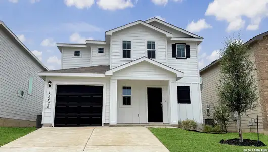 New construction Single-Family house 15426 Ruby Hummingbird, San Antonio, TX 78253 plan The Swift - image