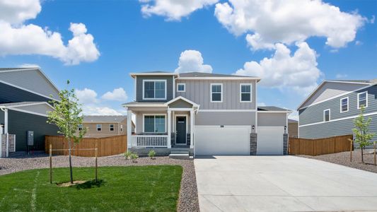 New construction Single-Family house 7548 E 159Th Place, Thornton, CO 80602 HOLCOMBE- photo 0