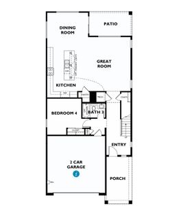 New construction Single-Family house 10262 E Ursula Ave, Mesa, AZ 85212 Plan 3004 Elevation E- photo 0