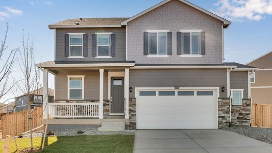 New construction Single-Family house 13969 Beebalm Trl, Parker, CO 80134 plan Pendleton - image
