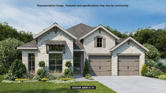 New construction Single-Family house 533 Summer Place Ln, Georgetown, TX 78628 2293H- photo 0