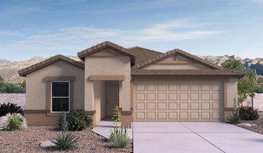New construction Single-Family house 10026 N Cascalote Ln, Marana, AZ 85653 plan Easton - image
