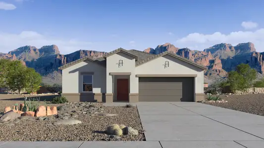 New construction Single-Family house 18840 E Elsa Dr, Gold Canyon, AZ 85118 plan Cali - image