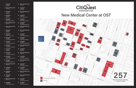 The new Medical Center at OST will have 257 new homes built in the area!