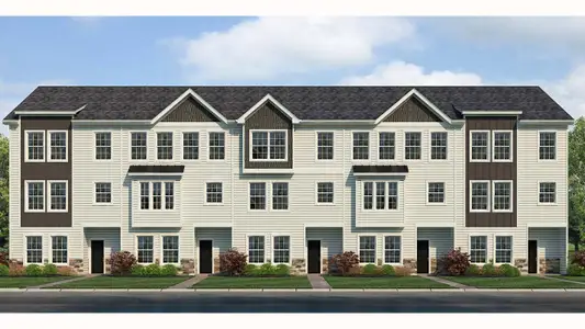 New construction Townhouse house 226 E Morehouse Ave E, Mooresville, NC 28117 plan Rebecca - image