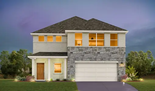 New construction Single-Family house 1925 Fannie Rd, Georgetown, TX 78633 plan Knox - image