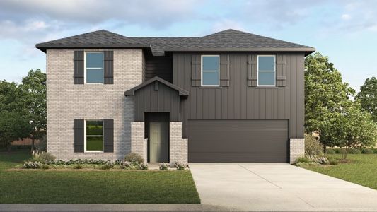 New construction Single-Family house 14916 Monarch Ranch Dr, Manor, TX 78653 The Quincy- photo 0