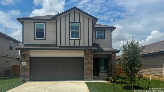 New construction Single-Family house 4038 Common Sage, Von Ormy, TX 78073 The Emma- photo 0