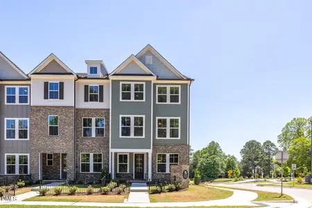 New construction Townhouse house 133 Broadway St, Knightdale, NC 27545 plan The Avery Exterior - image