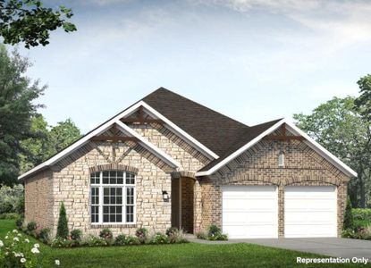 New construction Single-Family house 129 Rocky View Ln, Georgetown, TX 78628 plan Plan 1596 - image