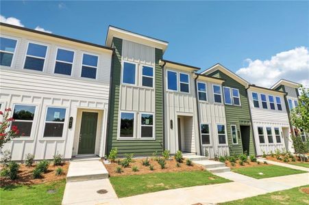 New construction Townhouse house 1619 Aeslin Drive Nw, Atlanta, GA 30318 Calliope Homeplan- photo 0