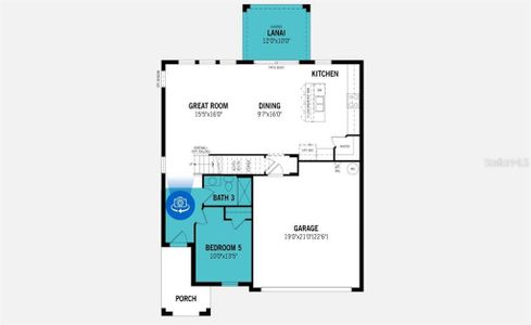 Redwood Floorplan - First Floor