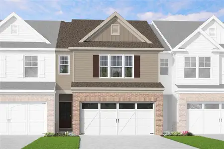 New construction Townhouse house 6001 Silverbell Dr, Flowery Branch, GA 30542 - image