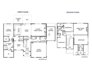 New construction Single-Family house Covington, GA 30014 plan (GA)The Woodmont | Side Entry - image 3