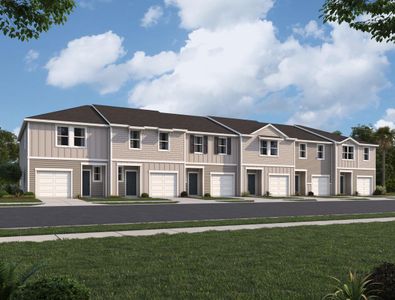 New construction Townhouse house 482 Colchester Ct, Moncks Corner, SC 29461 plan Pulsar - image