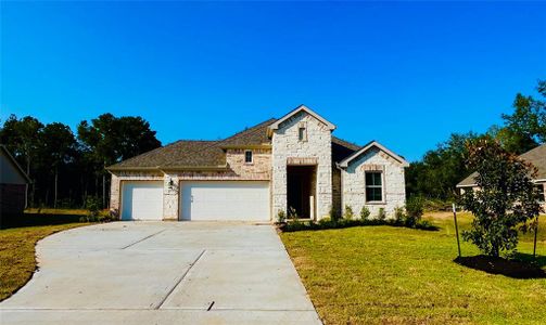 New construction Single-Family house 1020 County Road 2269, Homesite 31, Cleveland, TX 77327 Santa Rosa II- photo 0