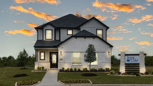 New construction Single-Family house 4951 Valley White Oak Lane, Houston, TX 77084 Plan 521- photo 0