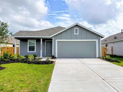 New construction Single-Family house 25640 Rose Creek Dr, Cleveland, TX 77328 Oxford- photo 0