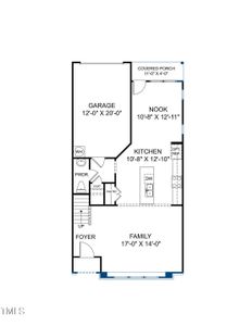 New construction Townhouse house 1420 Cooper St, Sanford, NC 27330 plan Denville - image 4