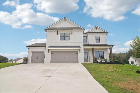 New construction Single-Family house 18 Rose Walk Court, Hoschton, GA 30548 Winston- photo 0