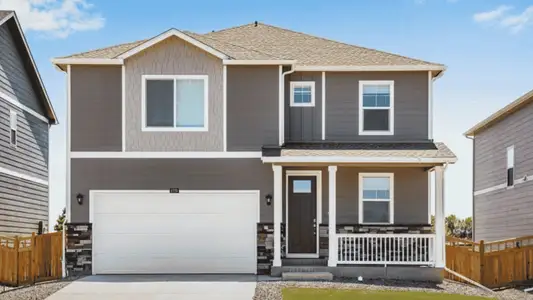 New construction Single-Family house 4083 Emerald Lake Rd, Brighton, CO 80601 plan Bridgeport - image