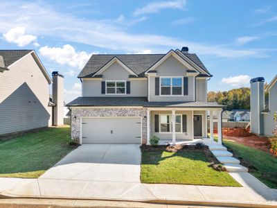 New construction Single-Family house 357 Ridge Pointe Dr, Athens, GA 30606 plan (GA)Dylan A.1 2 Front Entry - image