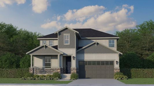 New construction Single-Family house 13238 Front Porch, Firestone, CO 80504 plan V433 - image