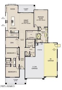 Floor plan Lot 550 RV garage