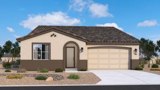 New construction Single-Family house 7210 E Cottonmouth Dr, San Tan Valley, AZ 85143 plan Mead - image